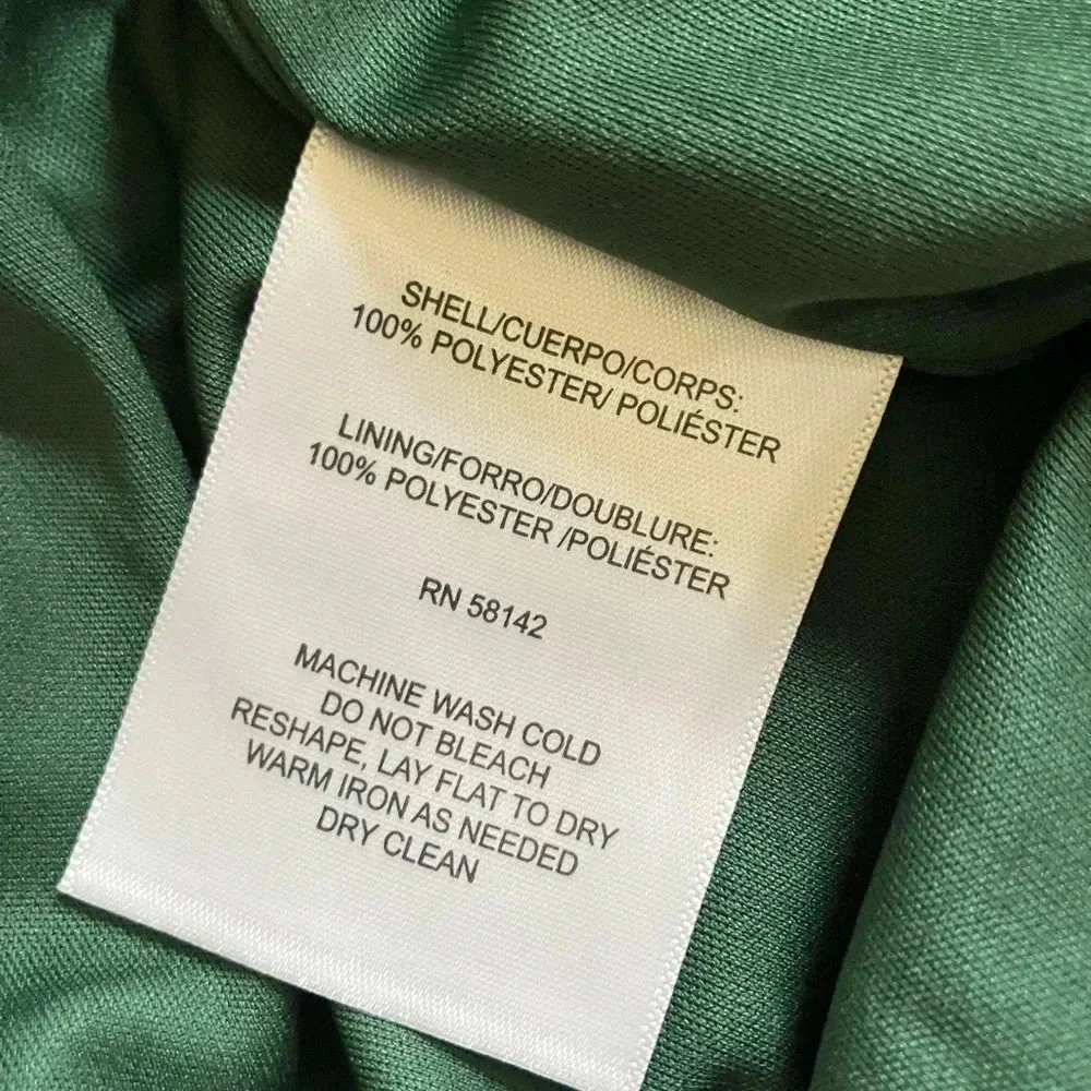 NWT London Times Sleeveless Smocked Hip Yoke Mini Dress in Green/Aqua 8 - Picture 11 of 14